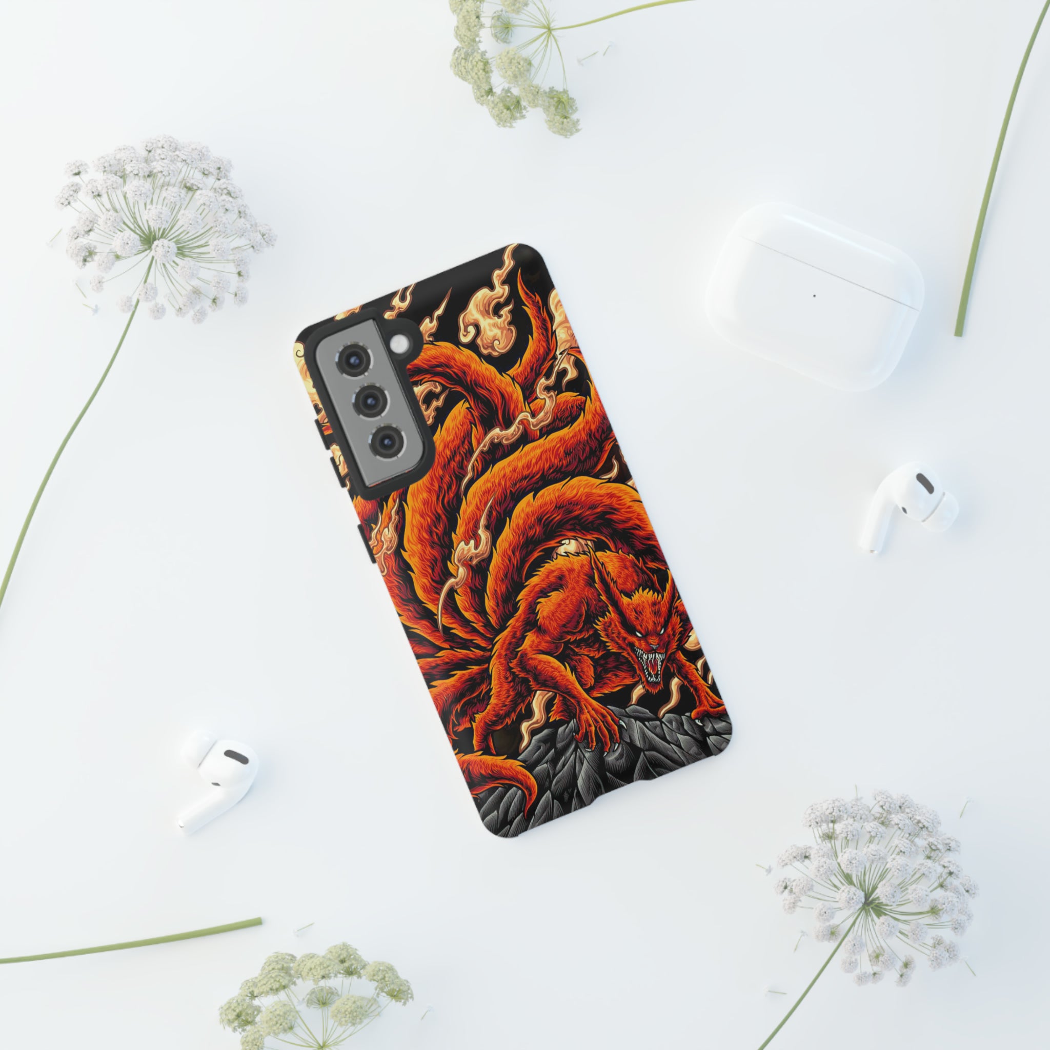 Kurama Naruto Tough Phone Cases - OtakuSuppliers Kurama Naruto Tough Phone Cases