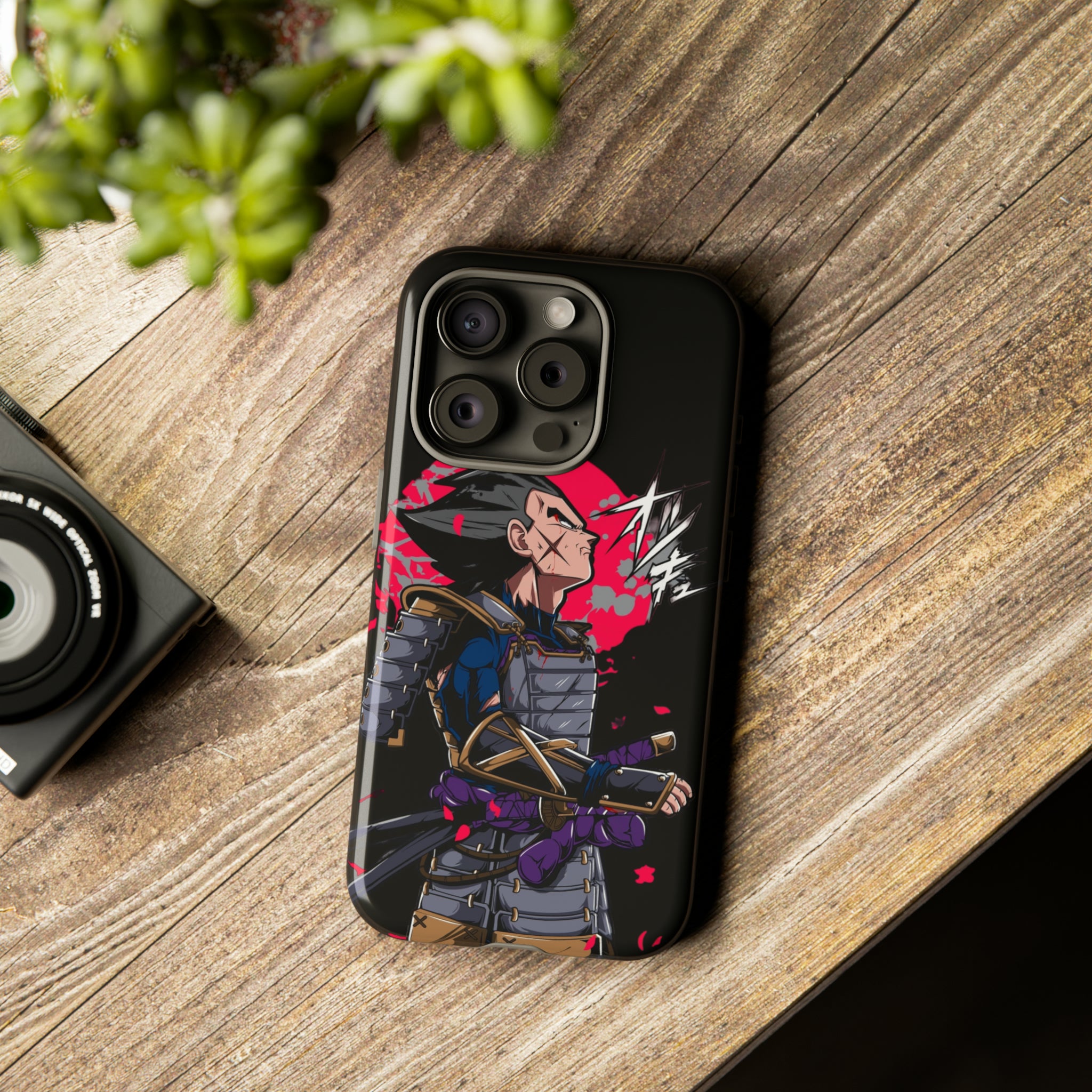 Samurai Vegeta Tough Phone Cases - OtakuSuppliers Samurai Vegeta Tough Phone Cases