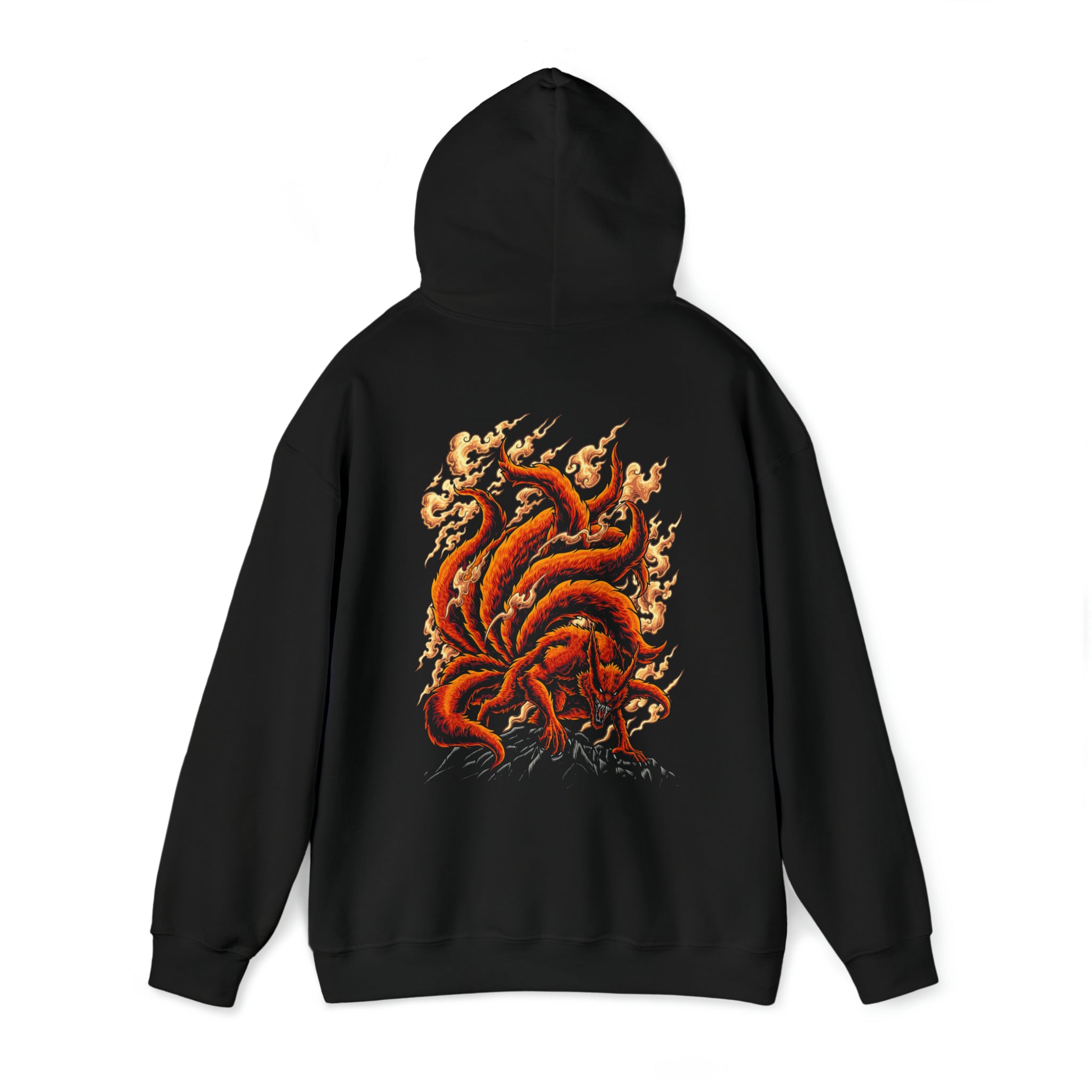 Kurama Naruto Hoodie - OtakuSuppliers Kurama Naruto Hoodie Black / S