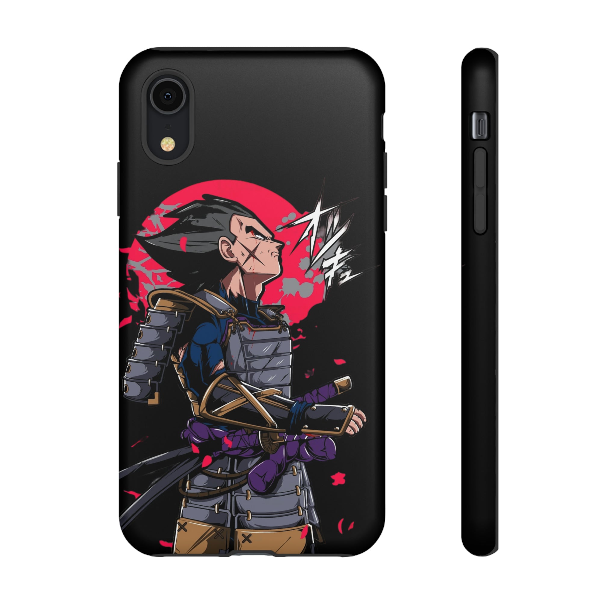 Samurai Vegeta Tough Phone Cases - OtakuSuppliers Samurai Vegeta Tough Phone Cases iPhone XR / Matte