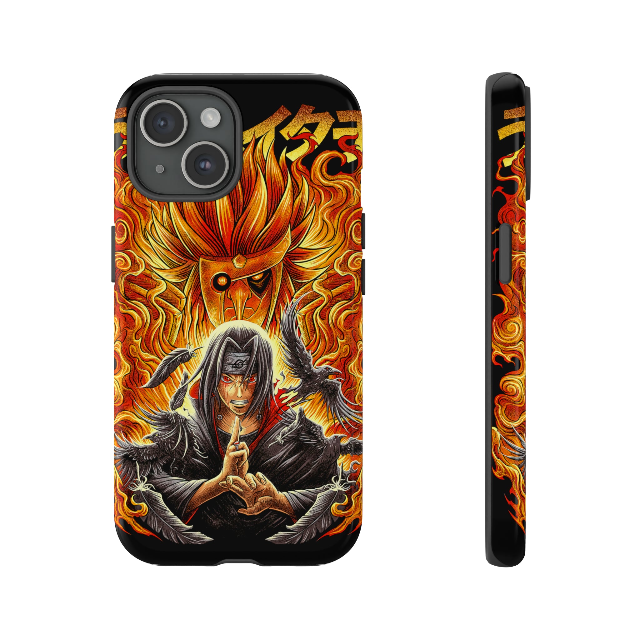 Itachi Uchia Tough Phone Cases - OtakuSuppliers Itachi Uchia Tough Phone Cases iPhone 15 / Glossy