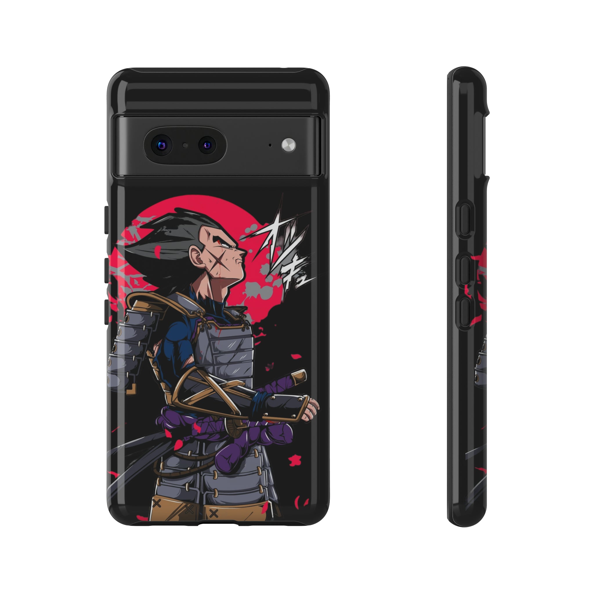 Samurai Vegeta Tough Phone Cases - OtakuSuppliers Samurai Vegeta Tough Phone Cases Google Pixel 7 / Glossy