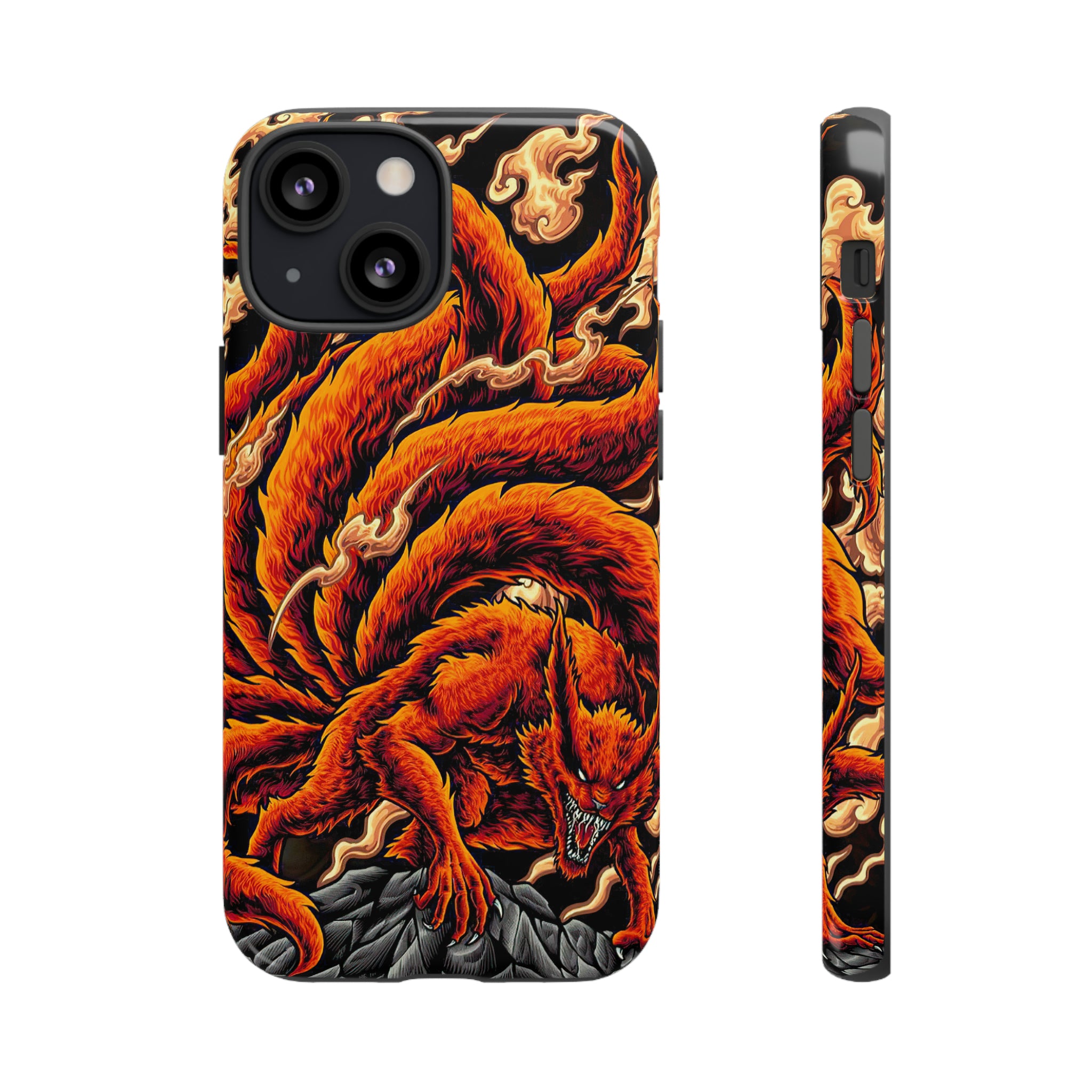 Kurama Naruto Tough Phone Cases - OtakuSuppliers Kurama Naruto Tough Phone Cases iPhone 13 Mini / Glossy