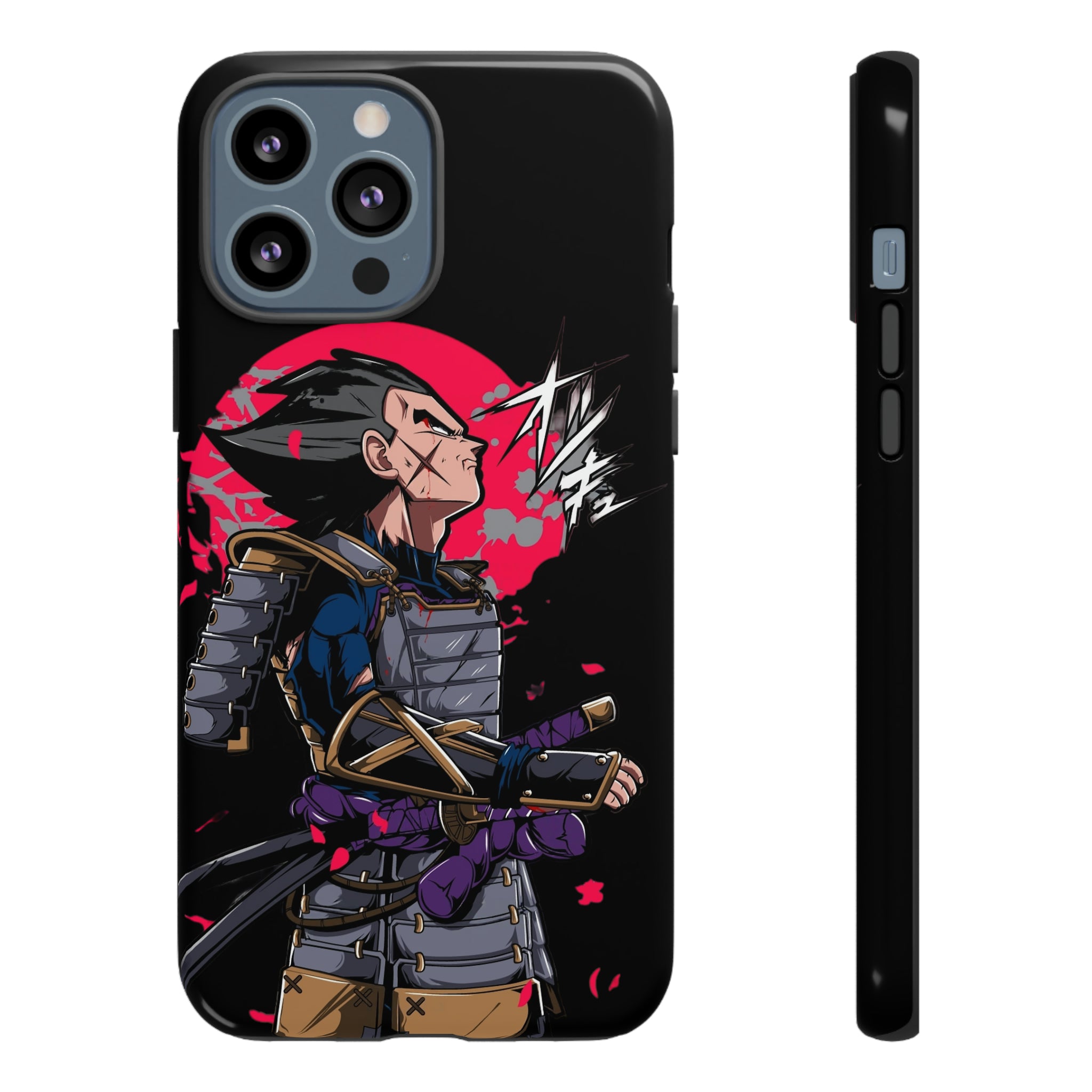 Samurai Vegeta Tough Phone Cases - OtakuSuppliers Samurai Vegeta Tough Phone Cases iPhone 13 Pro Max / Glossy