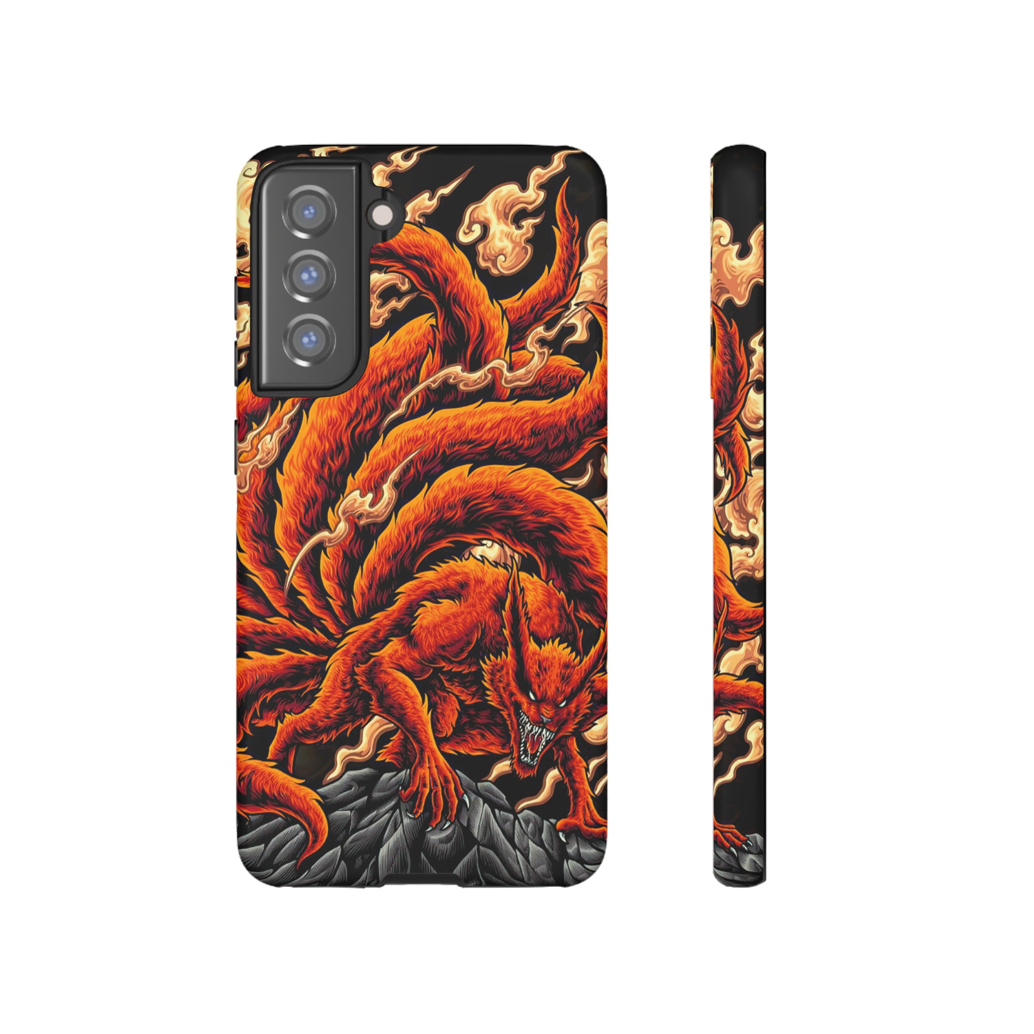 Kurama Naruto Tough Phone Cases - OtakuSuppliers Kurama Naruto Tough Phone Cases Samsung Galaxy S21 FE / Matte