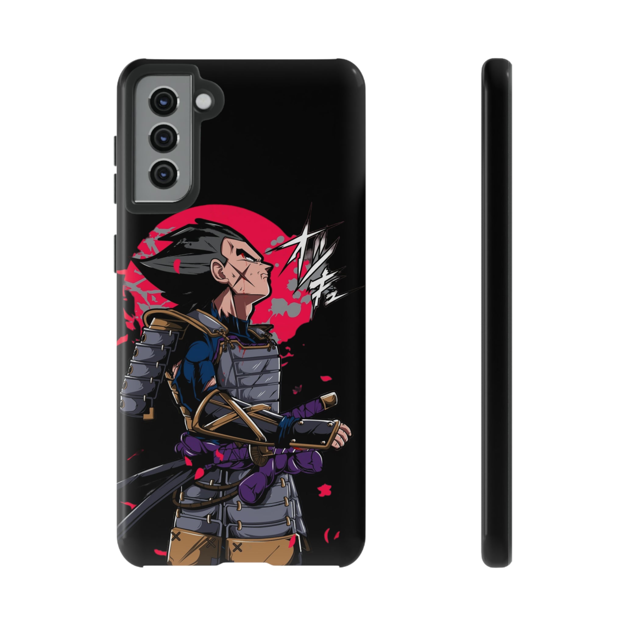 Samurai Vegeta Tough Phone Cases - OtakuSuppliers Samurai Vegeta Tough Phone Cases Samsung Galaxy S21 Plus / Glossy