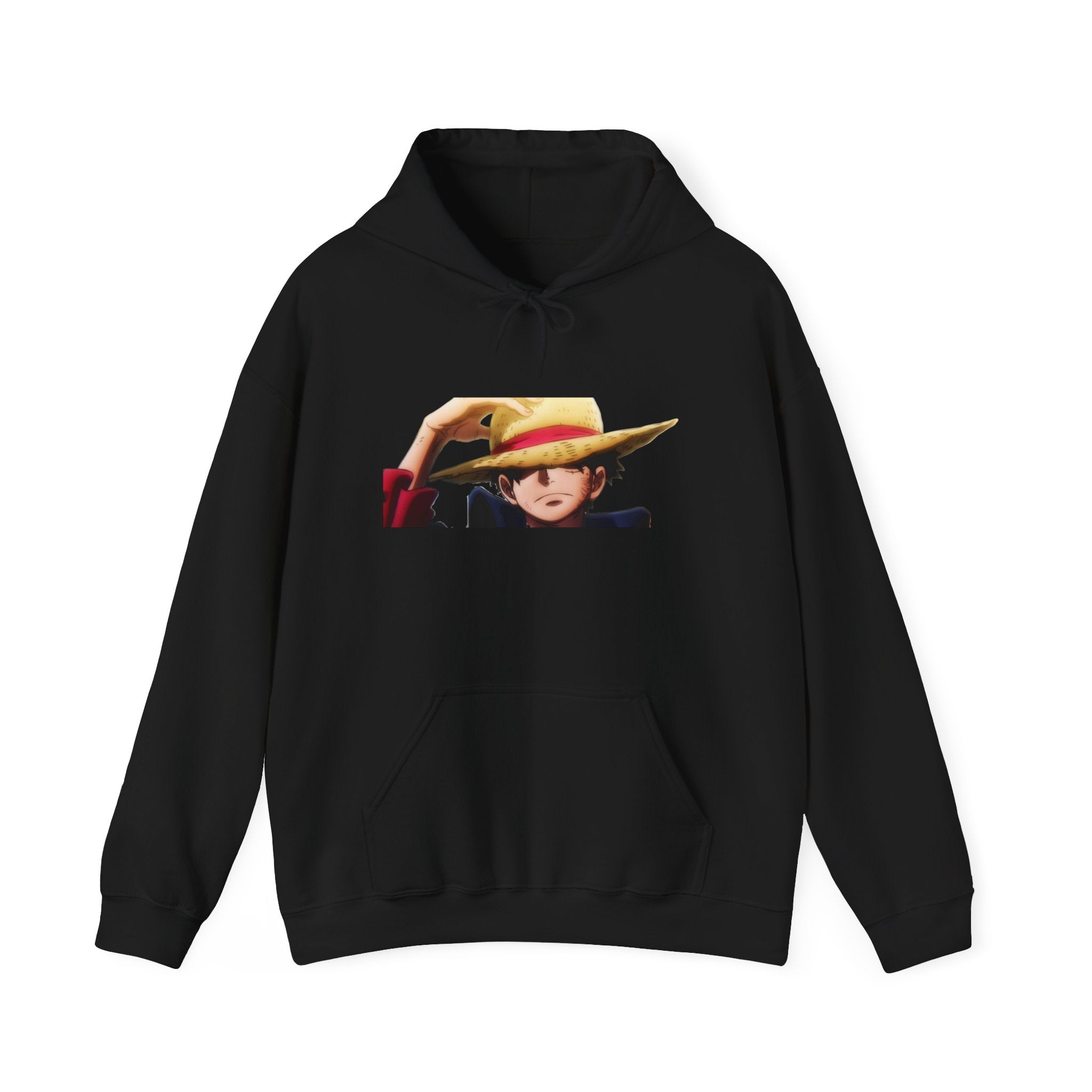 Luffy One Piece Hoodie - OtakuSuppliers Luffy One Piece Hoodie Black / S