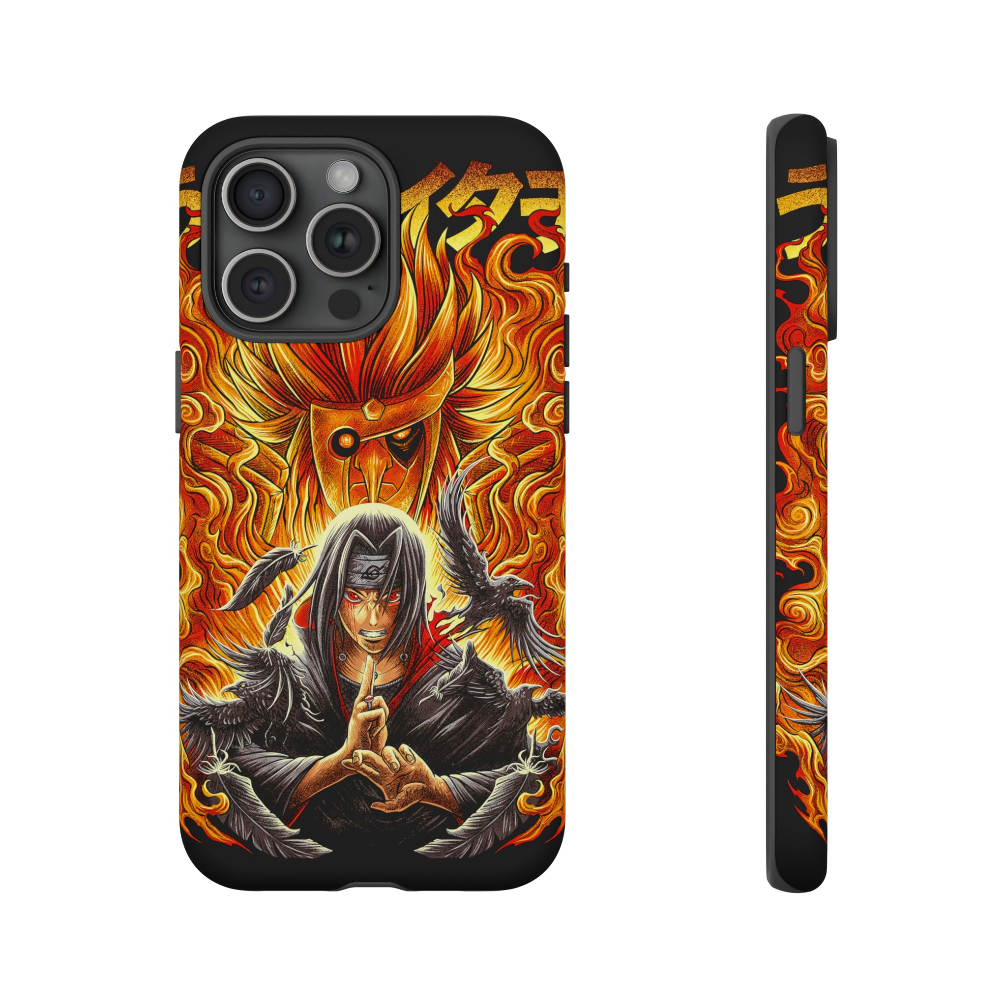 Itachi Uchia Tough Phone Cases - OtakuSuppliers Itachi Uchia Tough Phone Cases iPhone 15 Pro Max / Matte