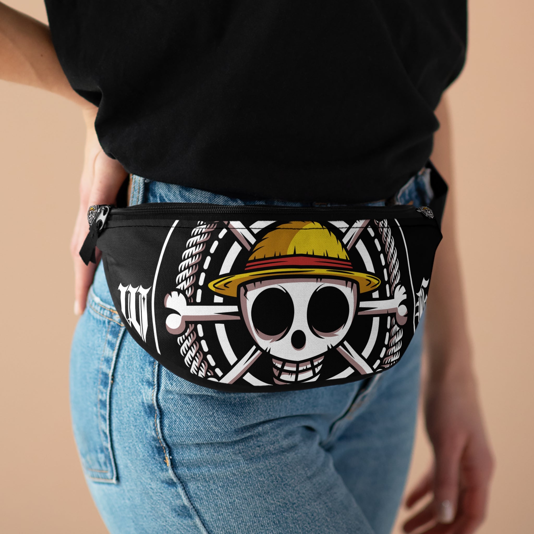 Mugiwara Straw Hat One Piece Fanny Pack - OtakuSuppliers Mugiwara Straw Hat One Piece Fanny Pack