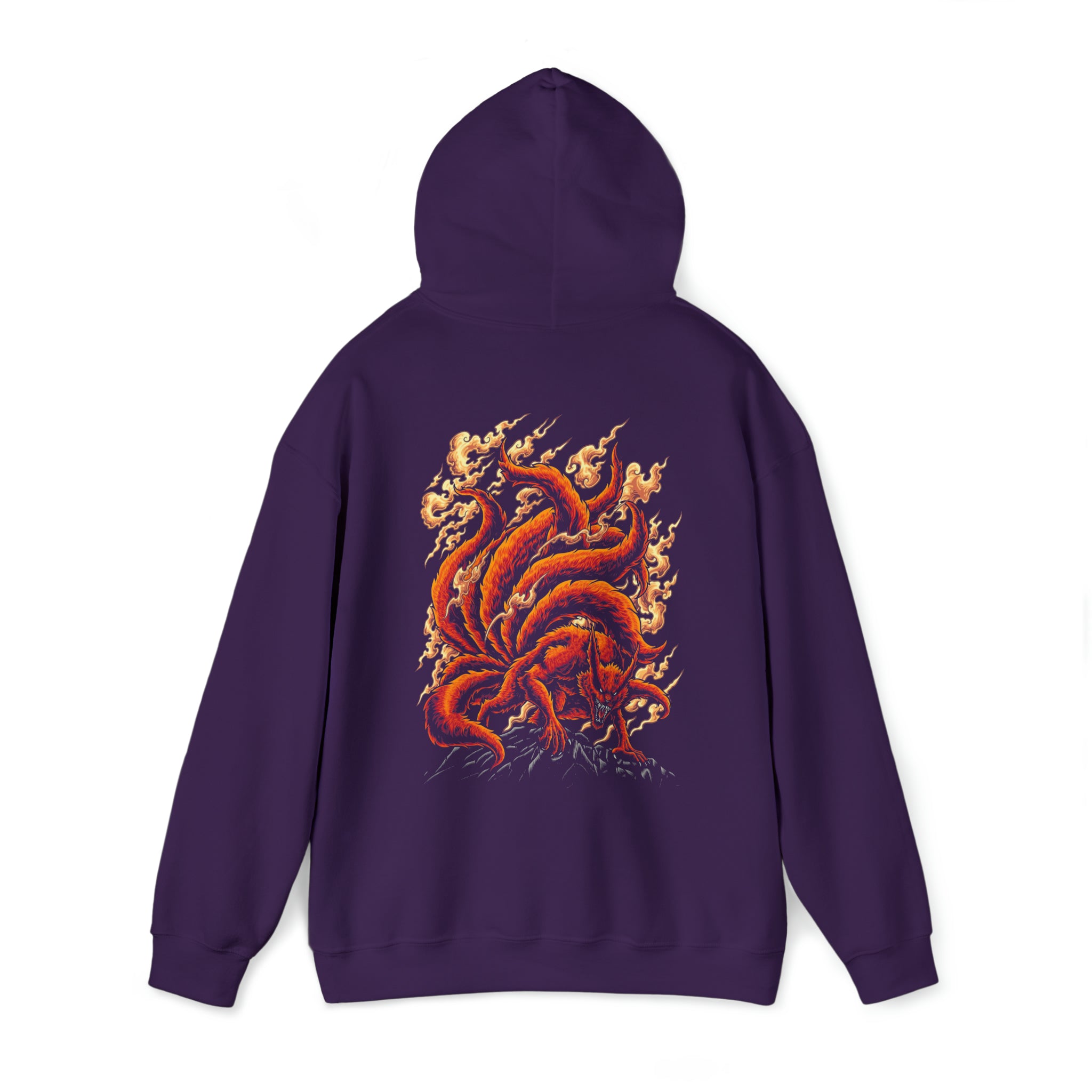 Kurama Naruto Hoodie - OtakuSuppliers Kurama Naruto Hoodie Purple / S