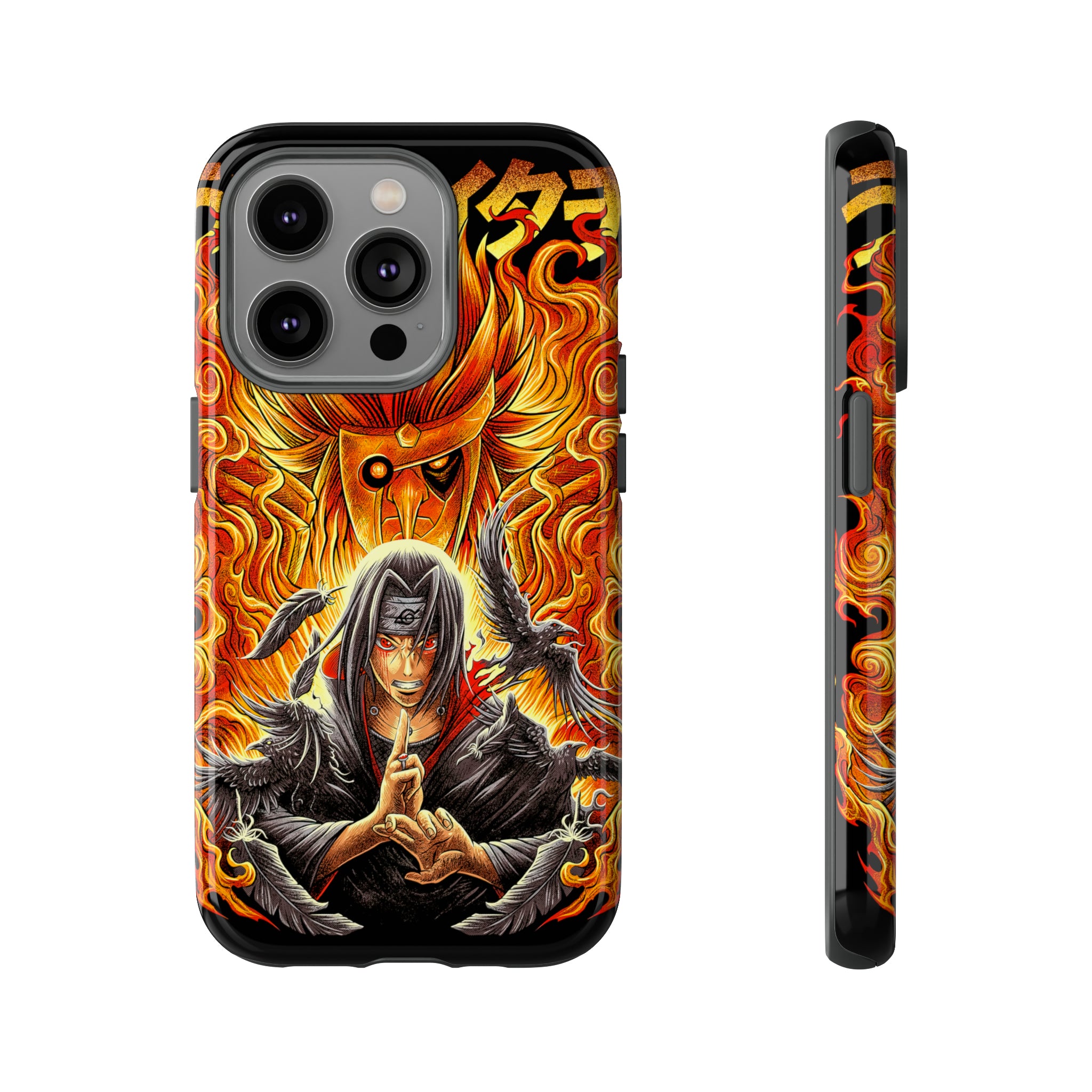 Itachi Uchia Tough Phone Cases - OtakuSuppliers Itachi Uchia Tough Phone Cases iPhone 14 Pro / Glossy