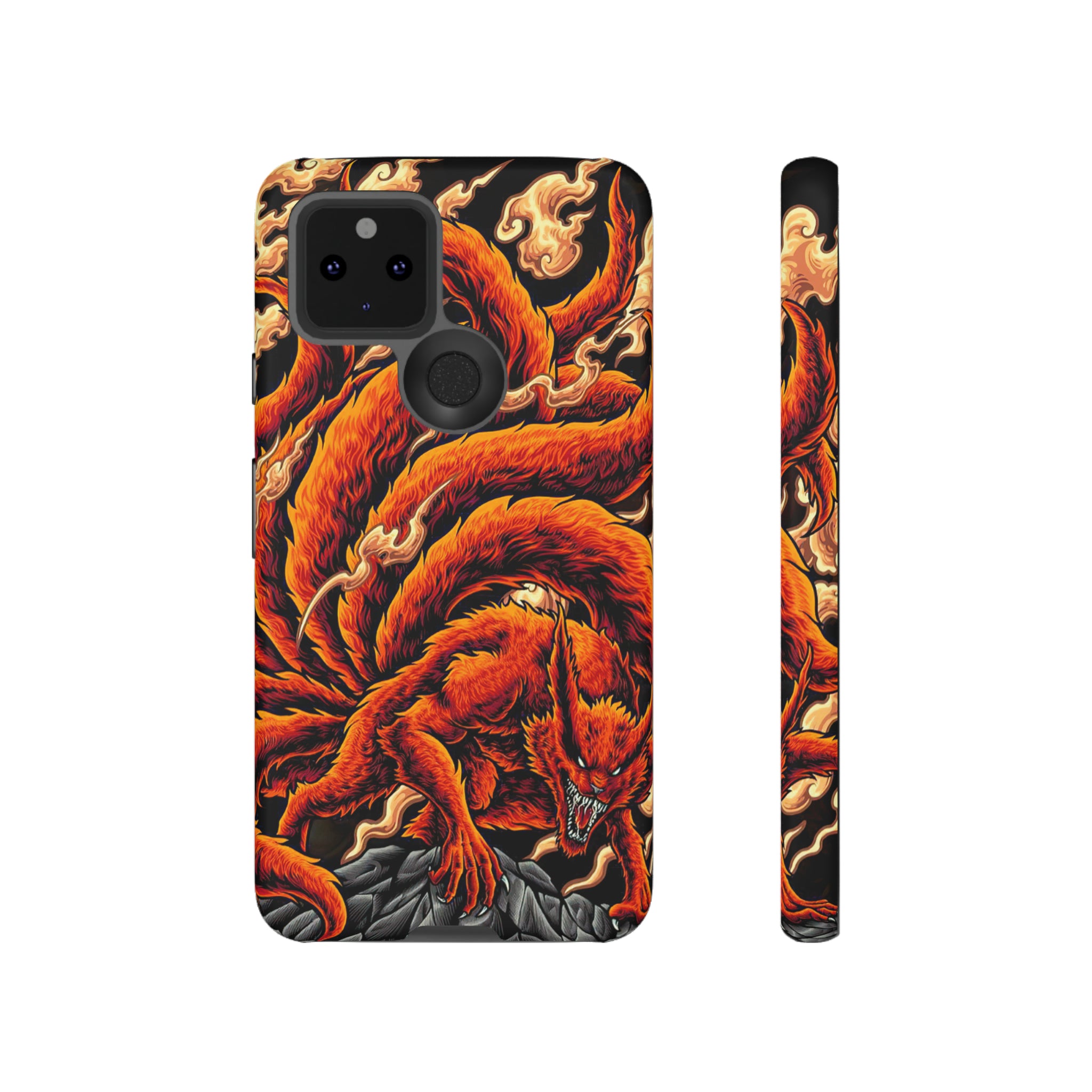 Kurama Naruto Tough Phone Cases - OtakuSuppliers Kurama Naruto Tough Phone Cases Google Pixel 5 5G / Matte