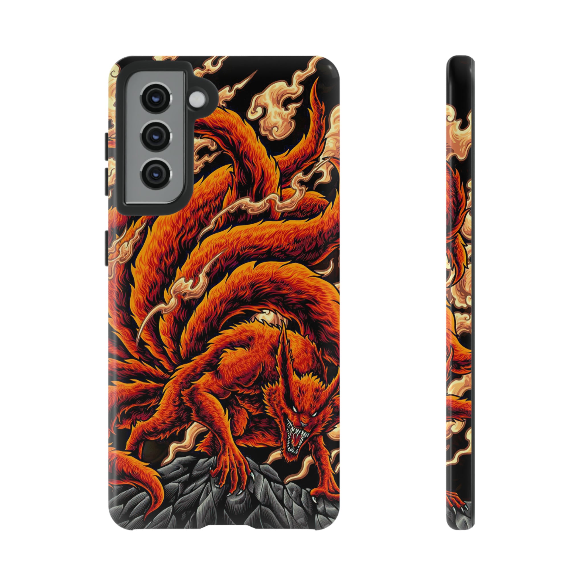 Kurama Naruto Tough Phone Cases - OtakuSuppliers Kurama Naruto Tough Phone Cases Samsung Galaxy S21 / Glossy