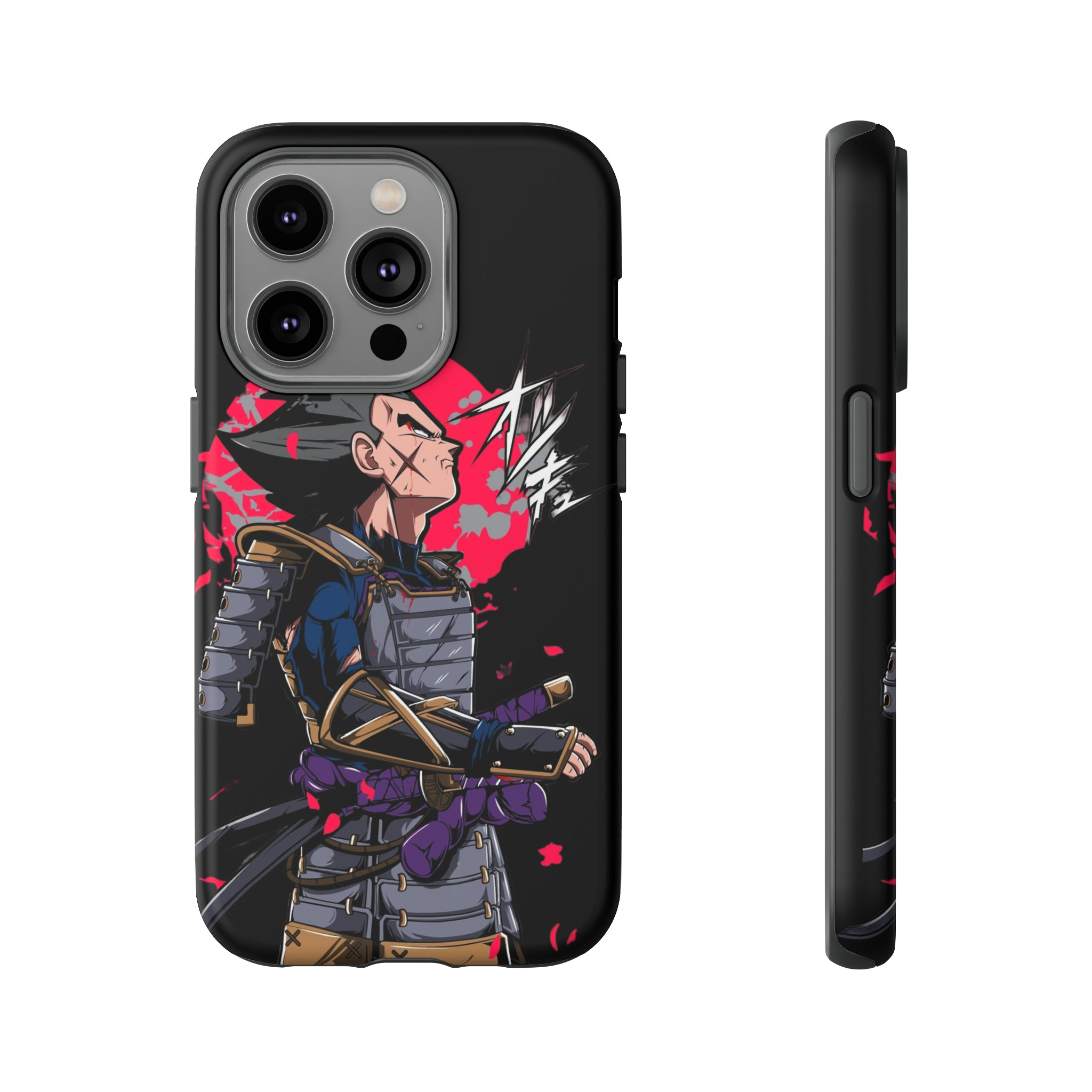 Samurai Vegeta Tough Phone Cases - OtakuSuppliers Samurai Vegeta Tough Phone Cases iPhone 14 Pro / Matte