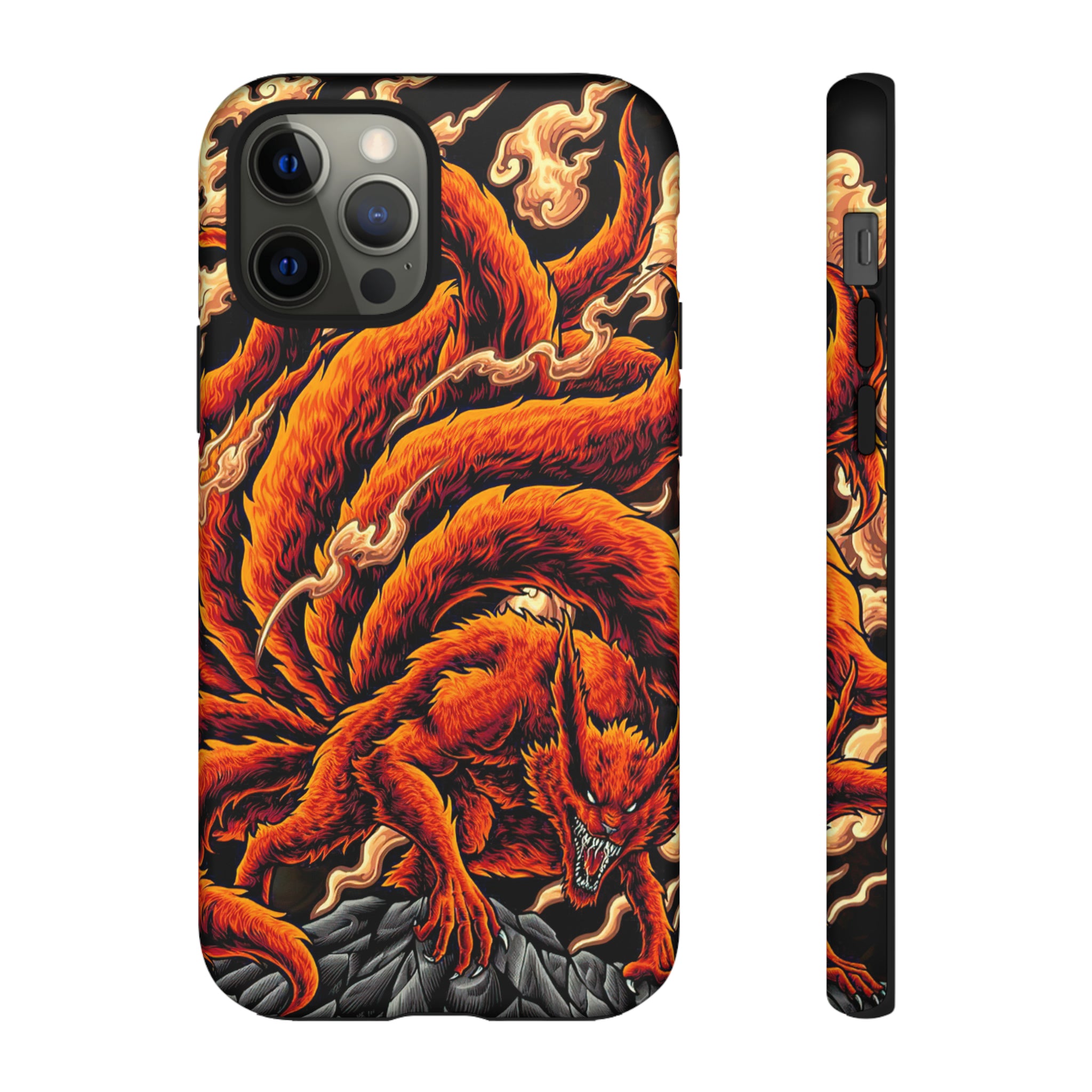 Kurama Naruto Tough Phone Cases - OtakuSuppliers Kurama Naruto Tough Phone Cases iPhone 12 Pro / Matte