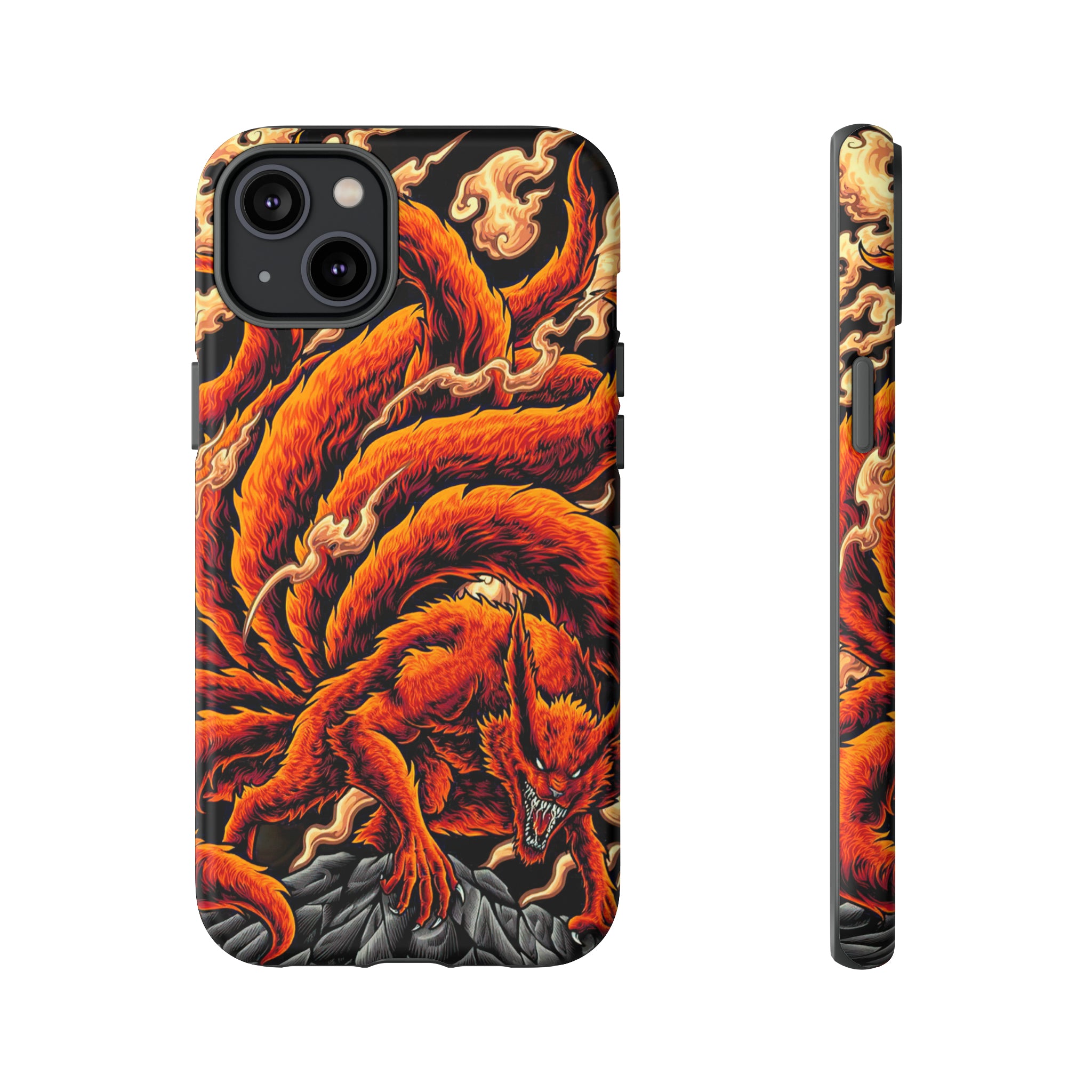 Kurama Naruto Tough Phone Cases - OtakuSuppliers Kurama Naruto Tough Phone Cases iPhone 14 Plus / Matte