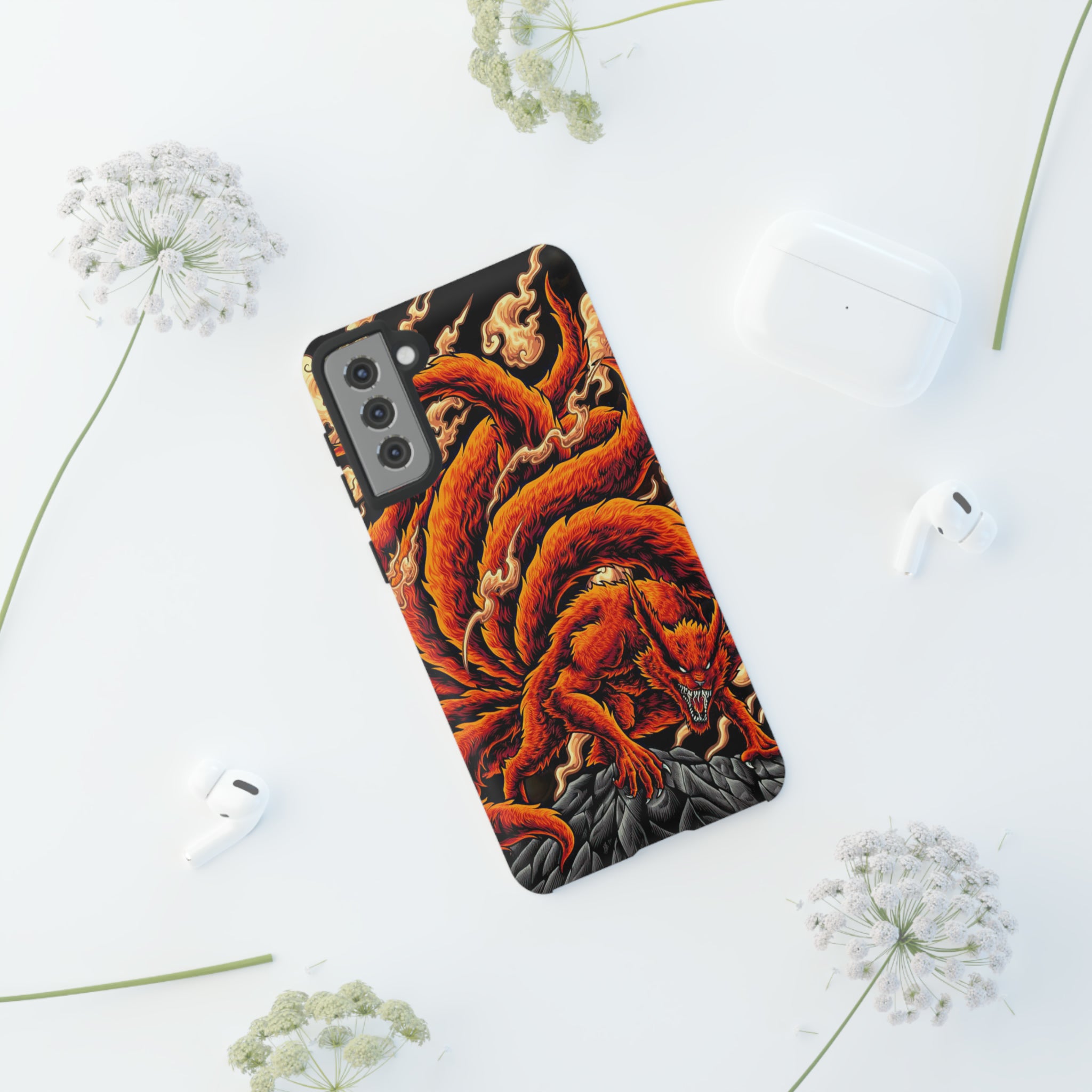 Kurama Naruto Tough Phone Cases - OtakuSuppliers Kurama Naruto Tough Phone Cases