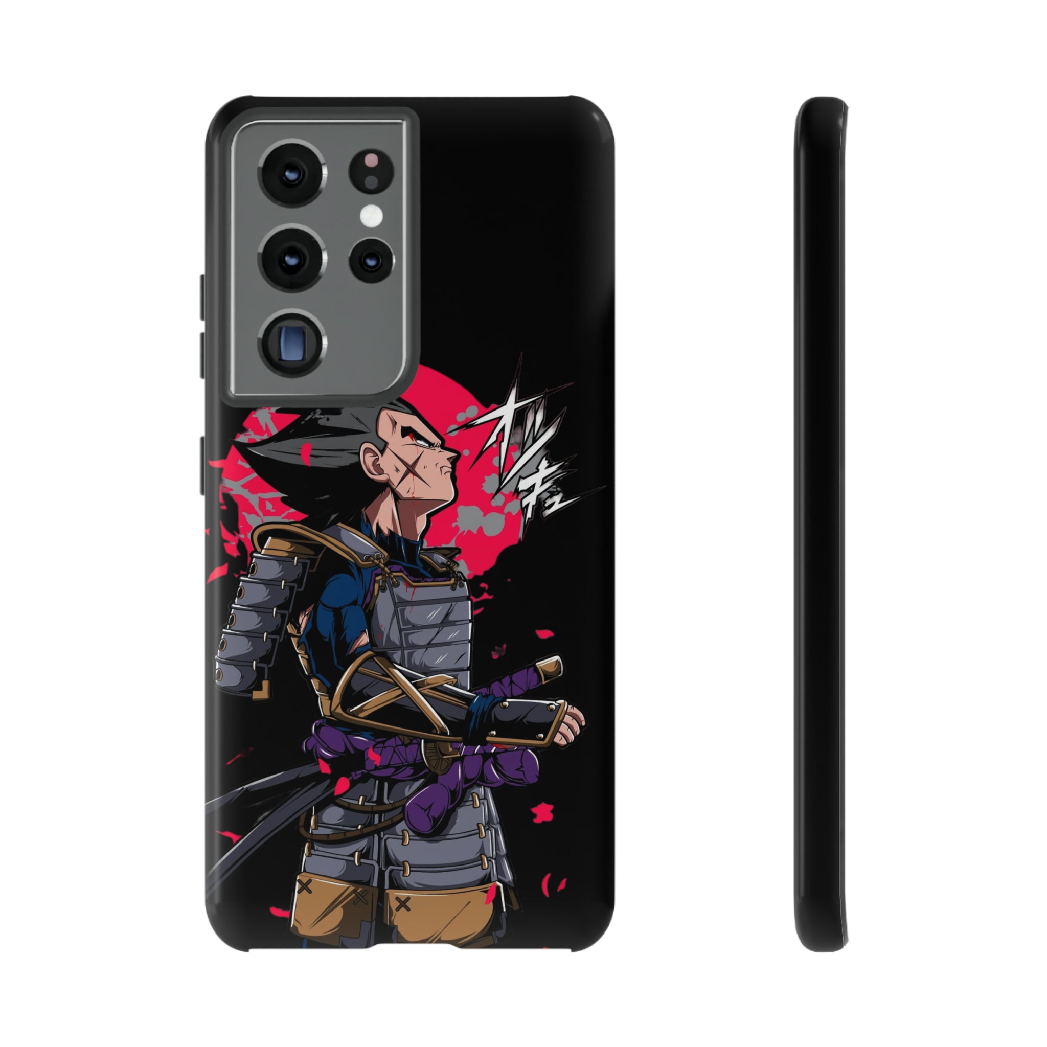 Samurai Vegeta Tough Phone Cases - OtakuSuppliers Samurai Vegeta Tough Phone Cases Samsung Galaxy S21 Ultra / Glossy