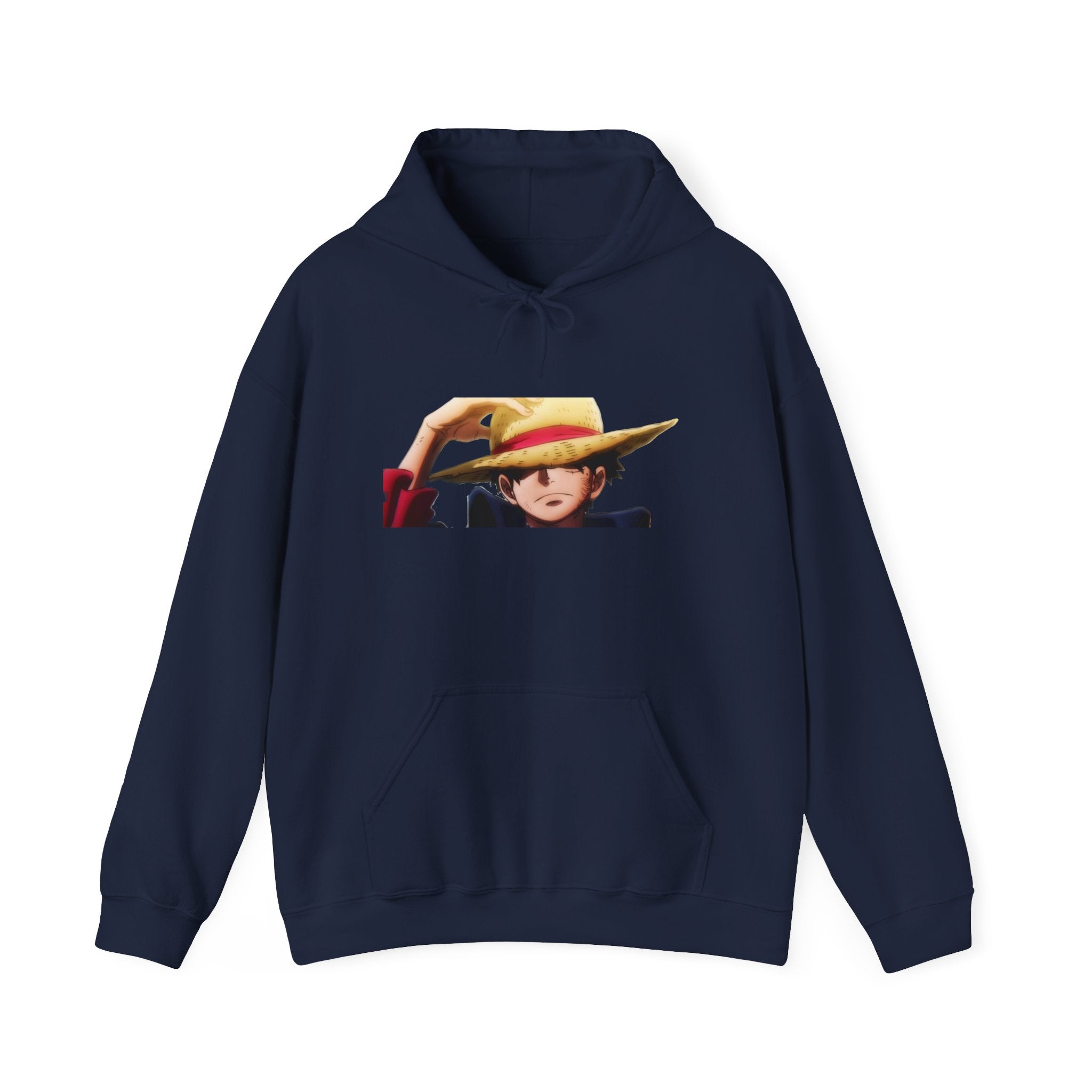 Luffy One Piece Hoodie - OtakuSuppliers Luffy One Piece Hoodie Navy / S