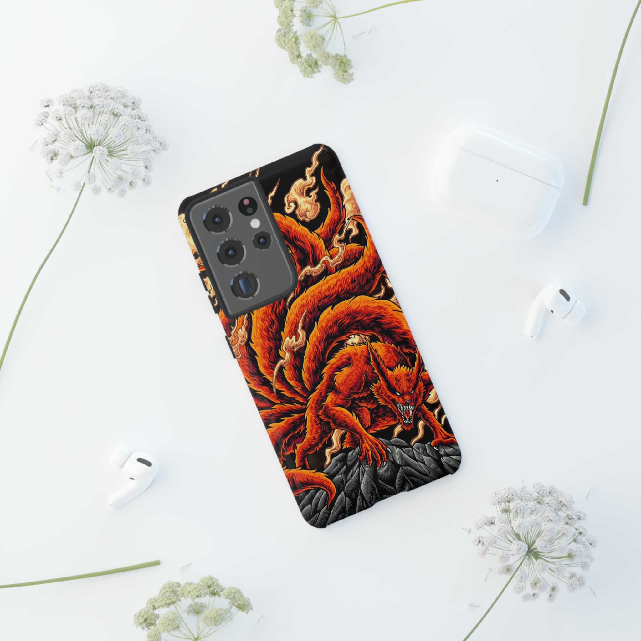 Kurama Naruto Tough Phone Cases - OtakuSuppliers Kurama Naruto Tough Phone Cases