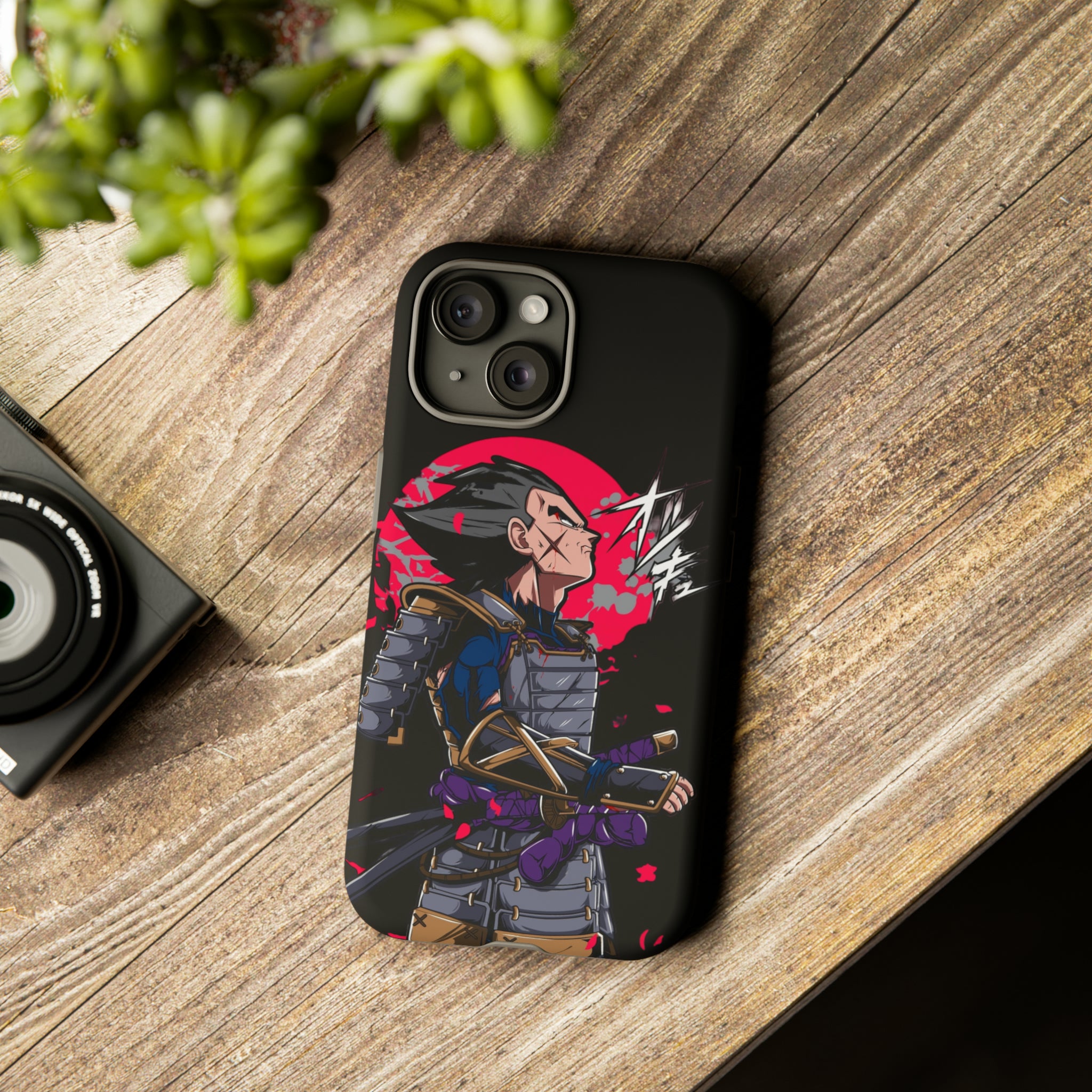 Samurai Vegeta Tough Phone Cases - OtakuSuppliers Samurai Vegeta Tough Phone Cases