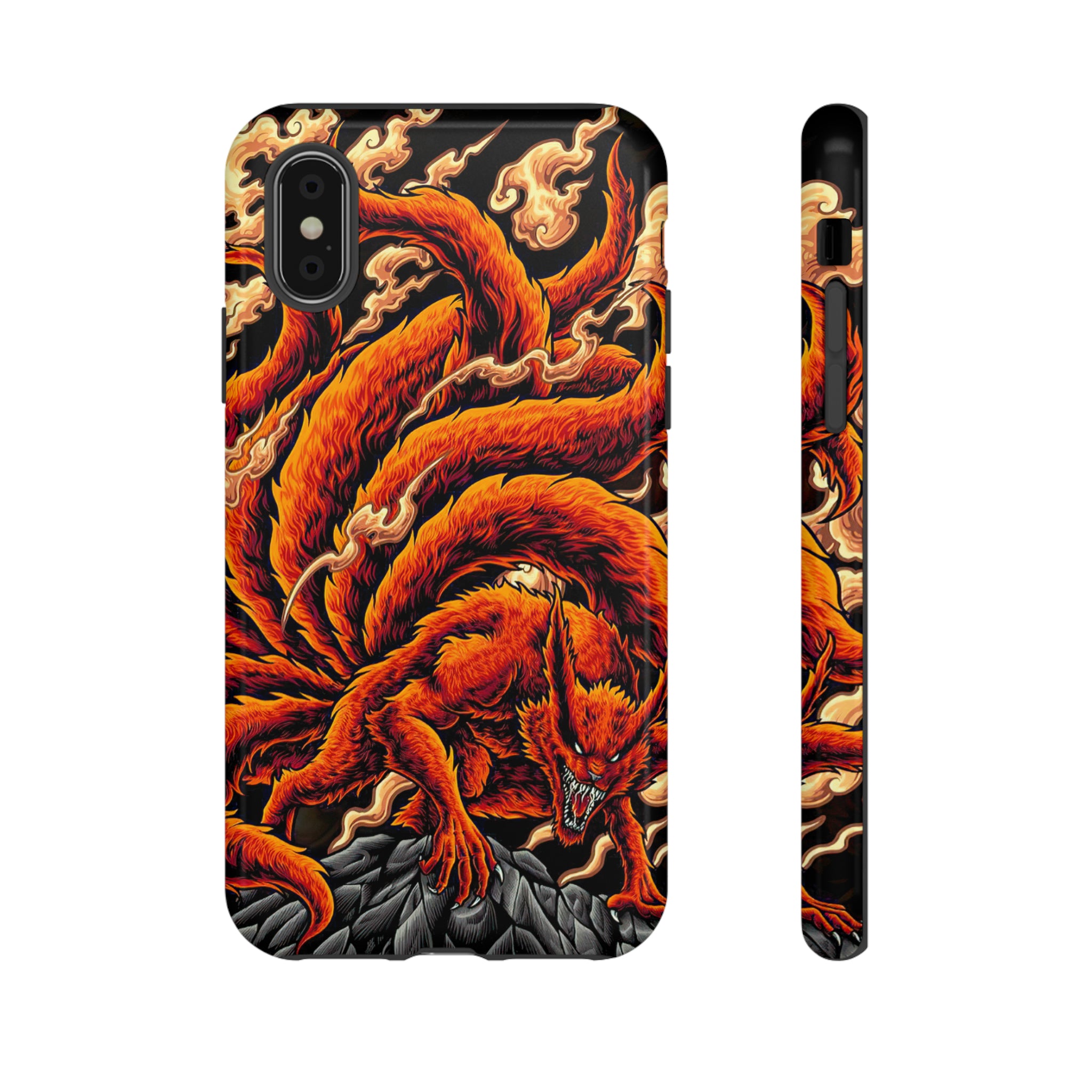 Kurama Naruto Tough Phone Cases - OtakuSuppliers Kurama Naruto Tough Phone Cases iPhone XS / Glossy