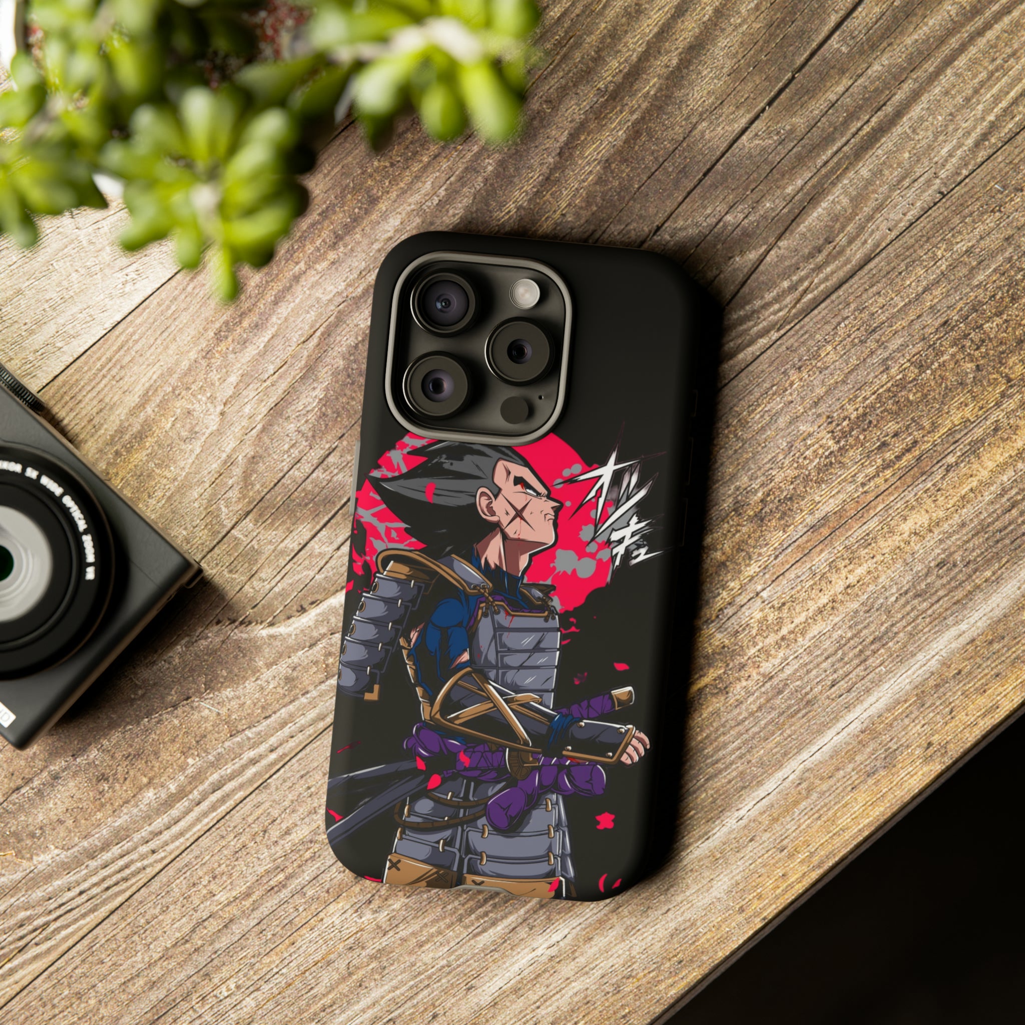 Samurai Vegeta Tough Phone Cases - OtakuSuppliers Samurai Vegeta Tough Phone Cases