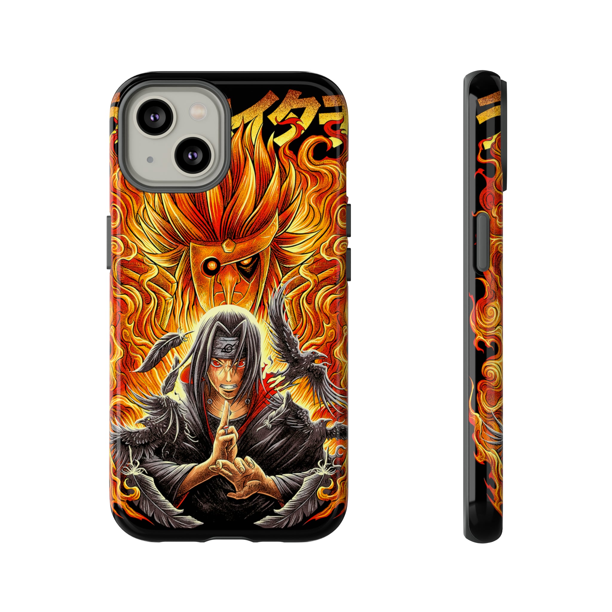 Itachi Uchia Tough Phone Cases - OtakuSuppliers Itachi Uchia Tough Phone Cases iPhone 14 / Glossy