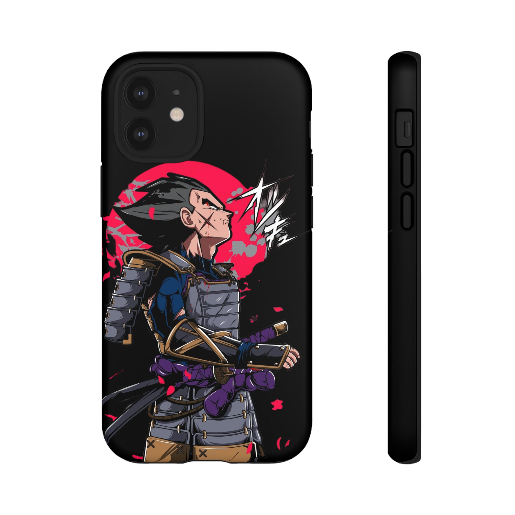 Samurai Vegeta Tough Phone Cases - OtakuSuppliers Samurai Vegeta Tough Phone Cases iPhone 12 Mini / Matte