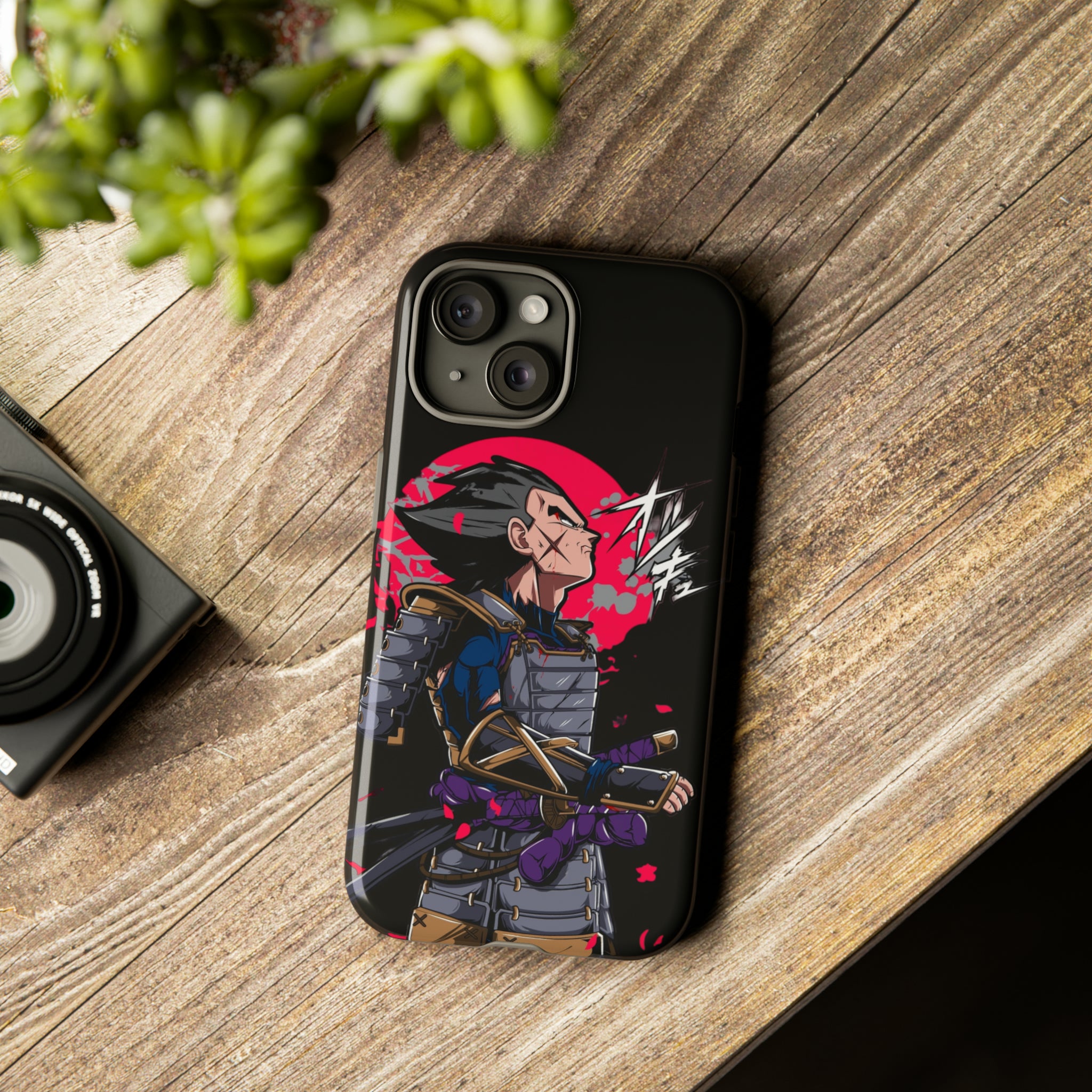 Samurai Vegeta Tough Phone Cases - OtakuSuppliers Samurai Vegeta Tough Phone Cases