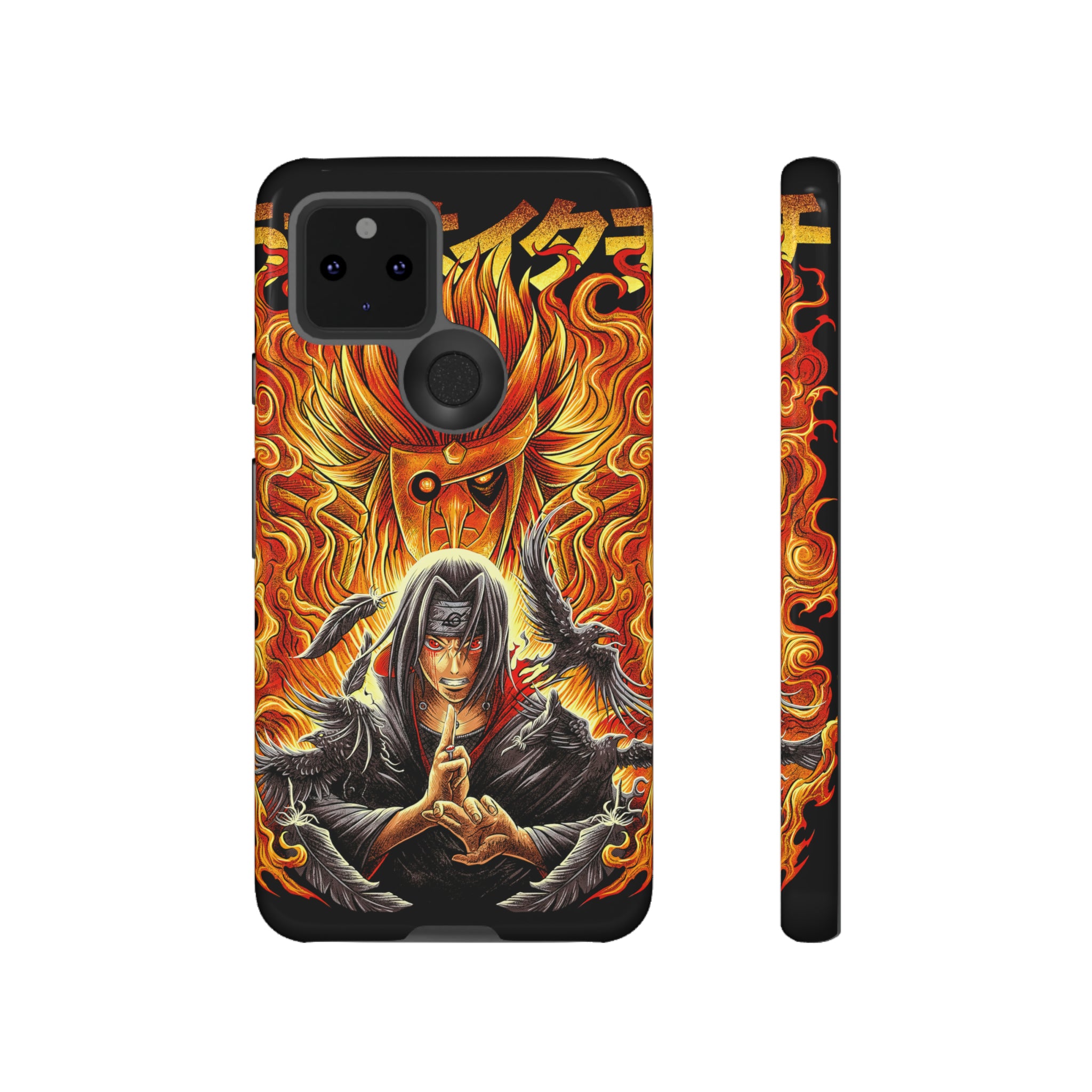 Itachi Uchia Tough Phone Cases - OtakuSuppliers Itachi Uchia Tough Phone Cases Google Pixel 5 5G / Glossy