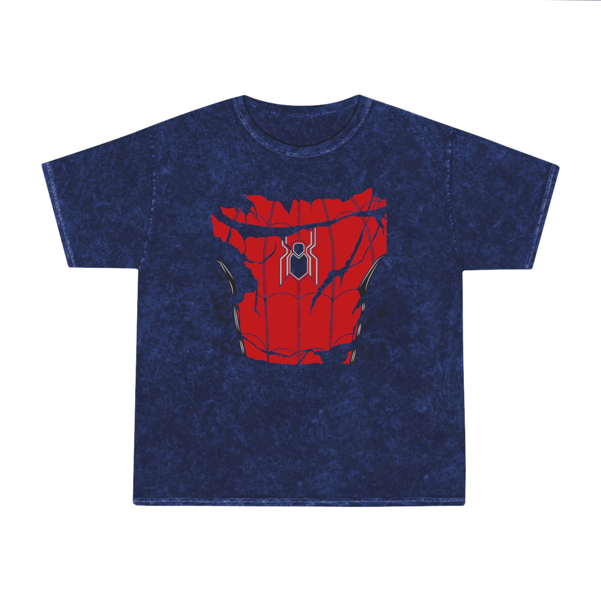 Spiderman Mineral Wash T-Shirt - OtakuSuppliers Spiderman Mineral Wash T-Shirt