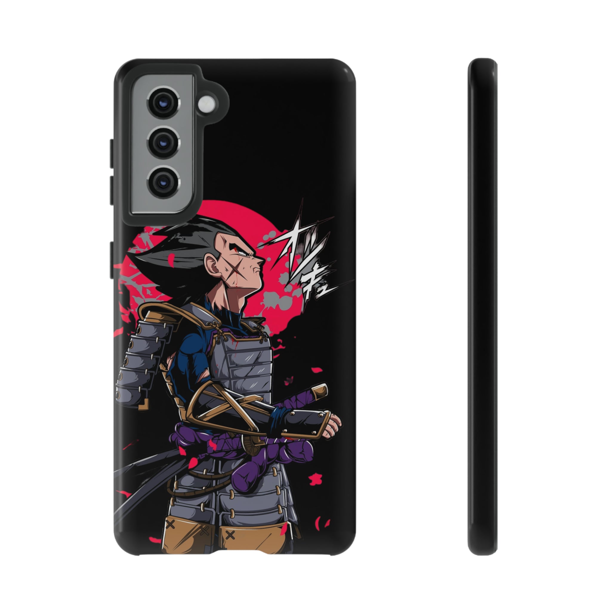 Samurai Vegeta Tough Phone Cases - OtakuSuppliers Samurai Vegeta Tough Phone Cases Samsung Galaxy S21 / Glossy