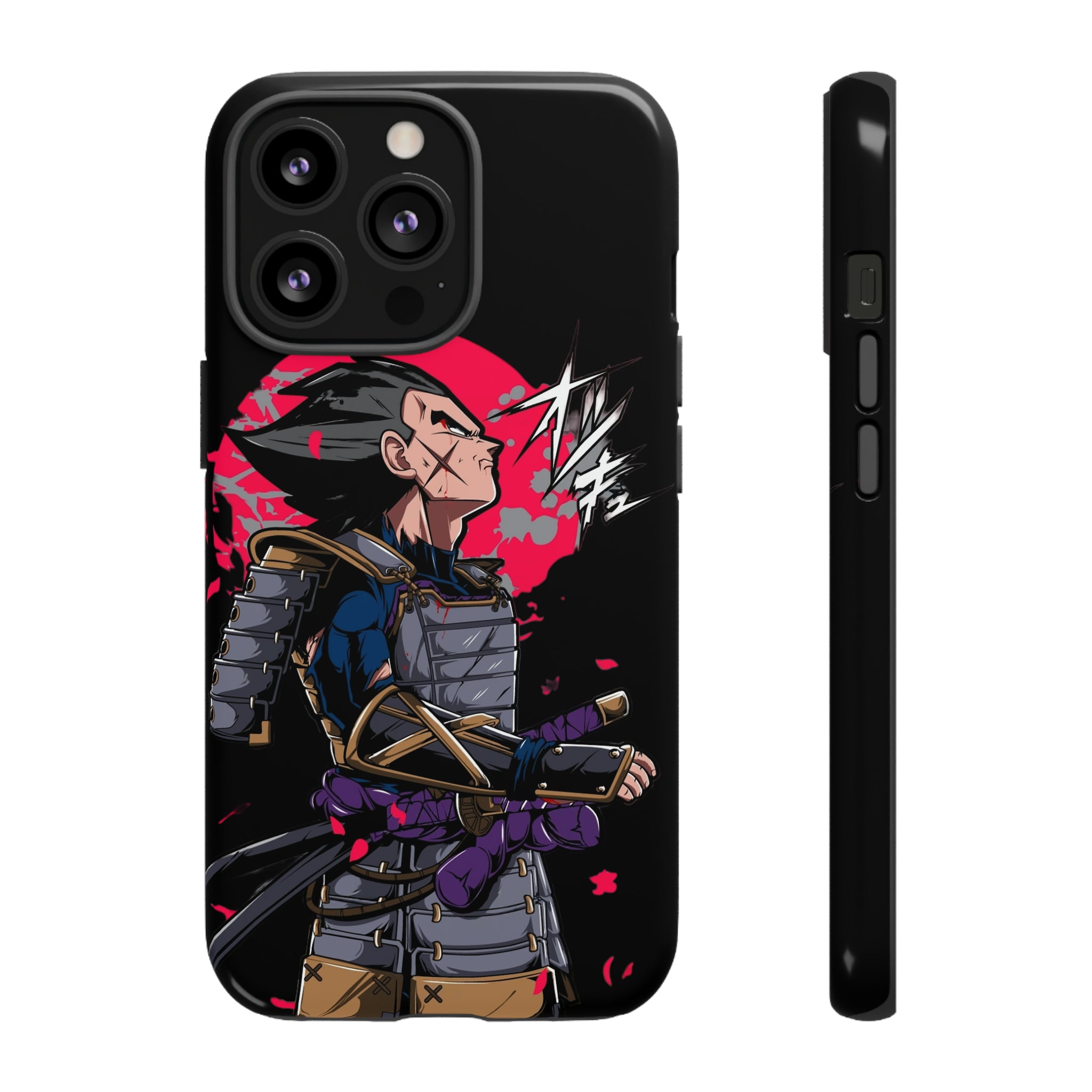 Samurai Vegeta Tough Phone Cases - OtakuSuppliers Samurai Vegeta Tough Phone Cases iPhone 13 Pro / Glossy