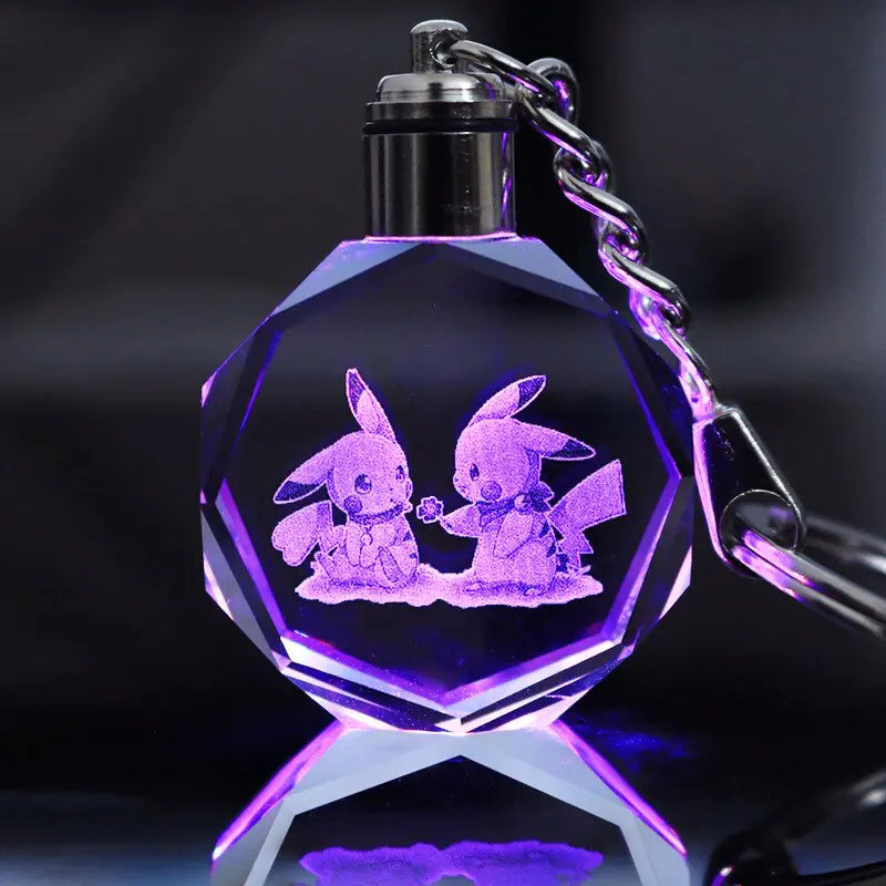 Pokemon Crystal Lamp Keychain - OtakuSuppliers Pokemon Crystal Lamp Keychain