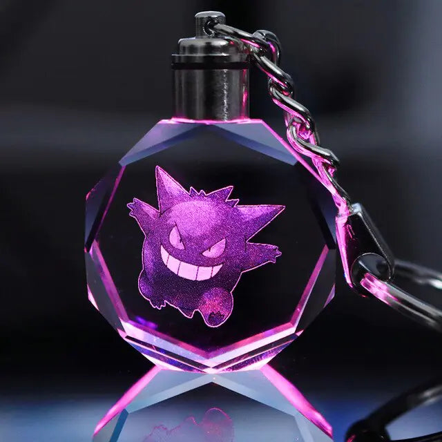 Pokemon Crystal Lamp Keychain - OtakuSuppliers Pokemon Crystal Lamp Keychain Haunter