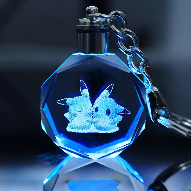 Pokemon Crystal Lamp Keychain - OtakuSuppliers Pokemon Crystal Lamp Keychain