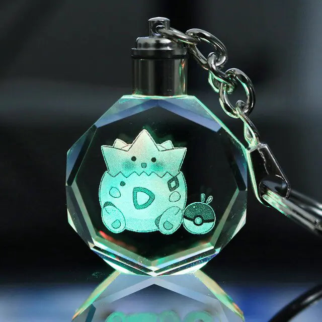 Pokemon Crystal Lamp Keychain - OtakuSuppliers Pokemon Crystal Lamp Keychain Togepi