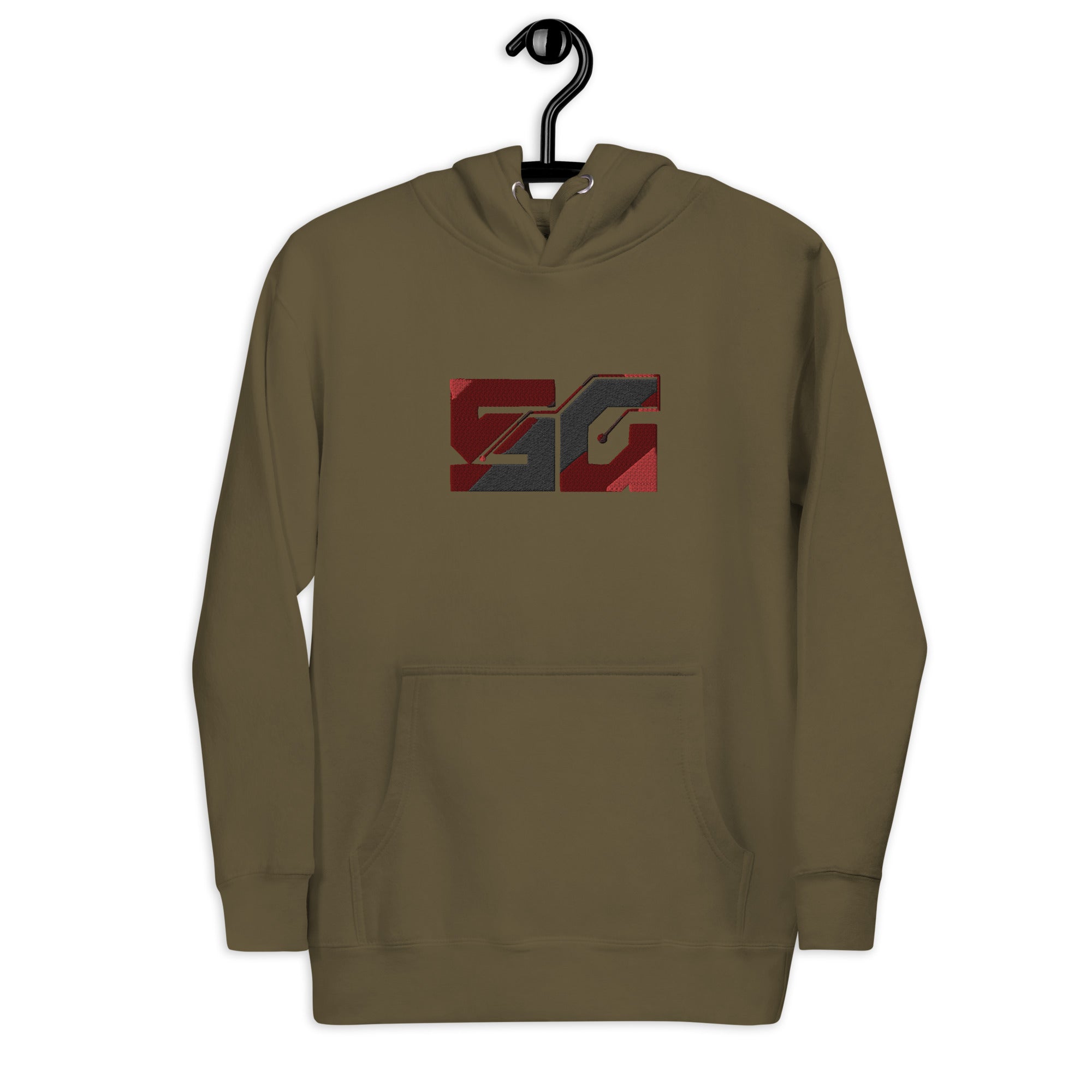 Sofrito Gaming Embroidered Hoodie - OtakuSuppliers Sofrito Gaming Embroidered Hoodie Military Green / S