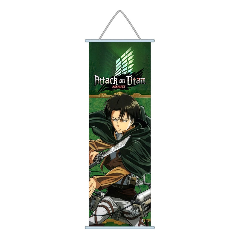 Wall Hanging Attack On Titan Canvas - OtakuSuppliers Wall Hanging Attack On Titan Canvas