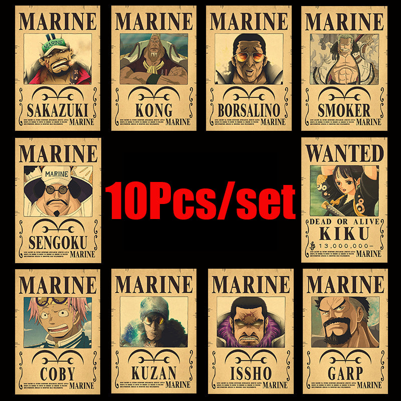 One Piece Vintage Posters - OtakuSuppliers One Piece Vintage Posters