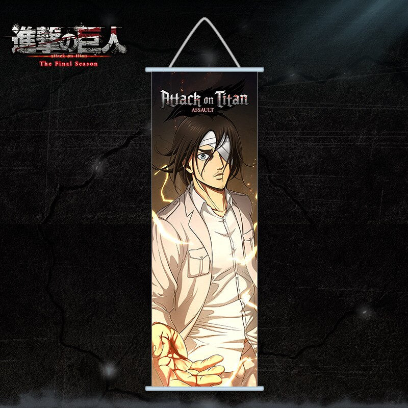 Wall Hanging Attack On Titan Canvas - OtakuSuppliers Wall Hanging Attack On Titan Canvas